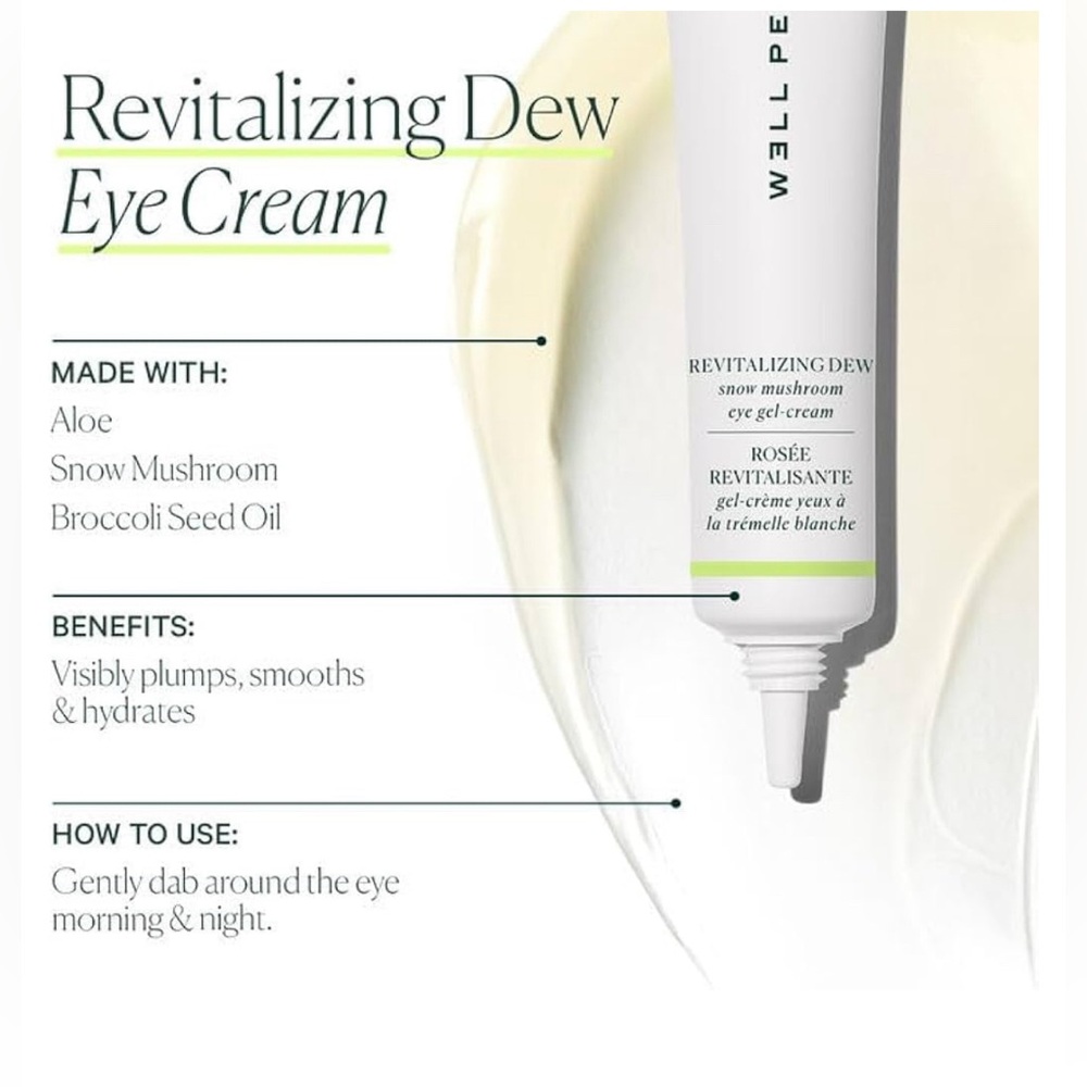 ❤️ Well People Revitalizing Dew Snow Mushroom Eye Gel-Cream ❤️ - Picture 3 of 6